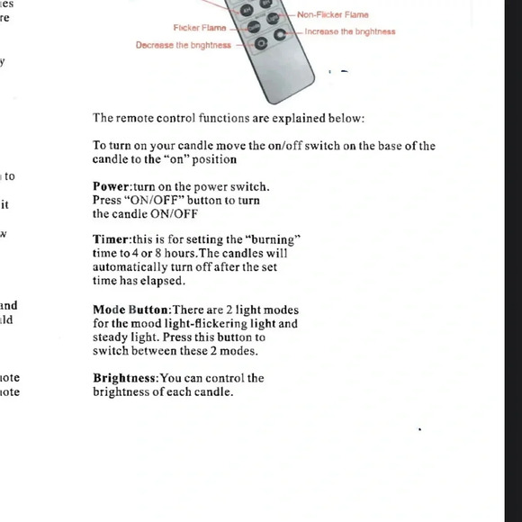 Flameless Candles set of Three with remote. In the box never been used. - Picture 14 of 14